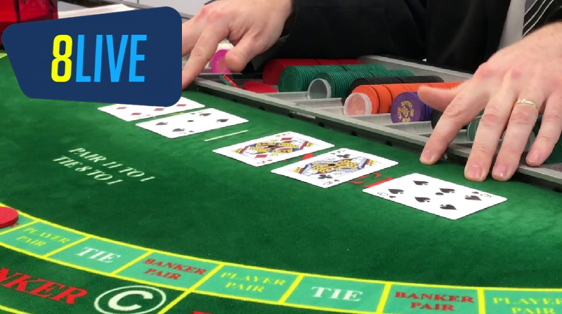 Các loại cược baccarat phổ biến tại 8live